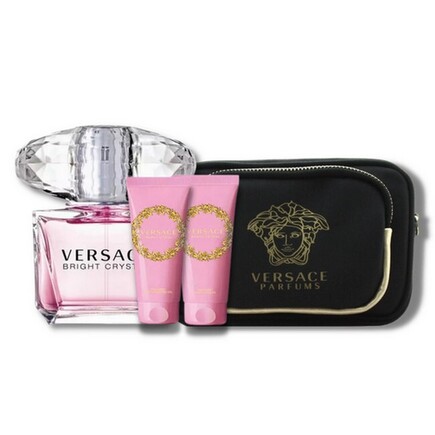 Versace - Bright Crystal Eau de Toilette Gaveæske - 90 ml + Taske