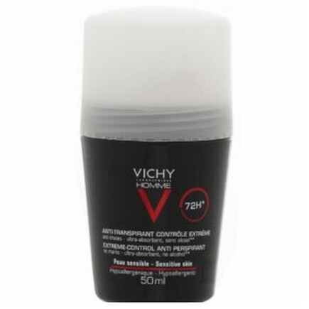 Vichy - Homme Antiperspirant Deo Roll On 72H - 50 ml