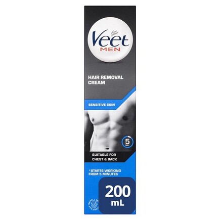 Veet - Men Hair Removal Cream Sensitive Skin - 200 ml