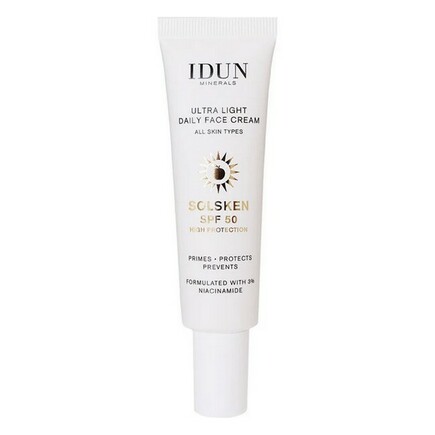 IDUN Minerals - Solsken Primer & Face Cream SPF50 - 30 ml