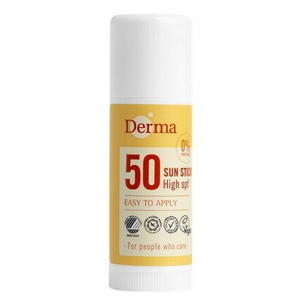 Derma - Solstift Høj SPF 50 - 18 ml