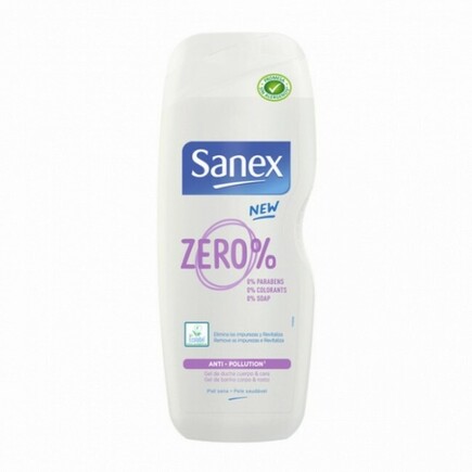 Sanex - Showergel Zero % Anti Pollution - 600 ml