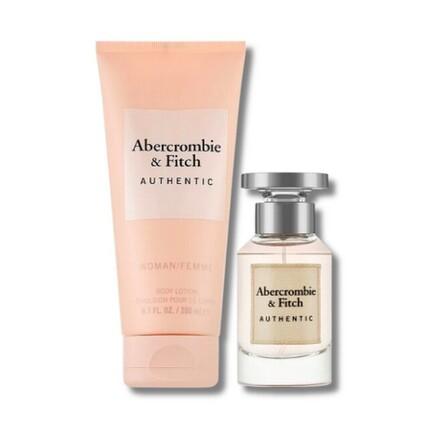 Abercrombie & Fitch - Authentic Woman Gaveæske - 50 ml + Body Lotion