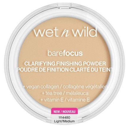 Wet n Wild - Bare Focus Clarifying Finishing Powder Light Medium - 7,8 g
