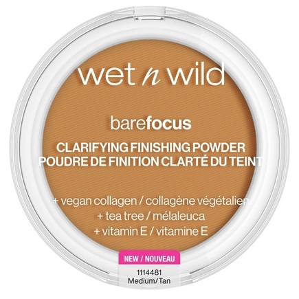 Wet n Wild - Bare Focus Clarifying Finishing Powder Medium Tan - 7,8 g