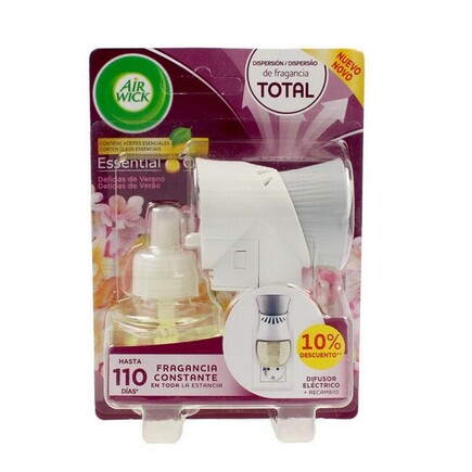 Air Wick - Luftfrisker Summer Delights + Refill - Duftfrisker til stikkontakt 