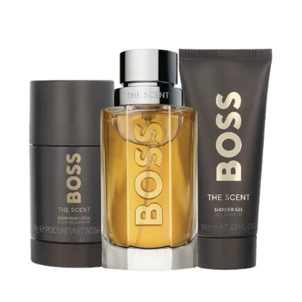 Hugo Boss - The Scent Him Sæt - 100 ml Edt + Deo Stick + Showergel