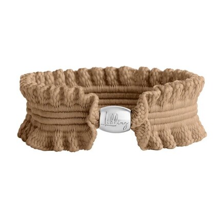 Libling - Original Hårelastik Walnut og Sølv Charm