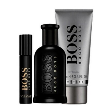 Hugo Boss - Bottled Parfum Sæt - 100 ml + 10 ml + Shower Gel
