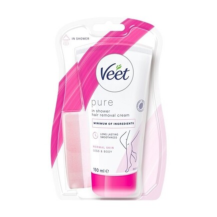 Veet - Pure In Shower Hårfjerningscreme Normal Skin - 150 ml