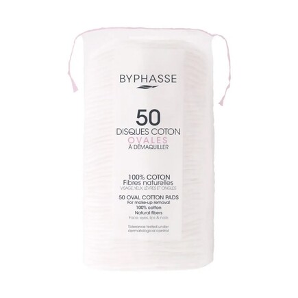 Byphasse - Oval Cotton Makeup Remover Pads - 50 Stk